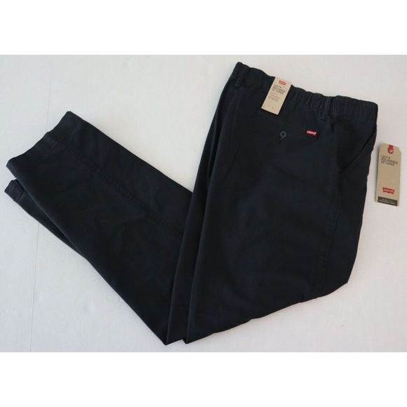 Levi's A10410003 Men's Sz Large Black XX Chino EZ Taper Stretch Pants $70 - Picture 6 of 11
